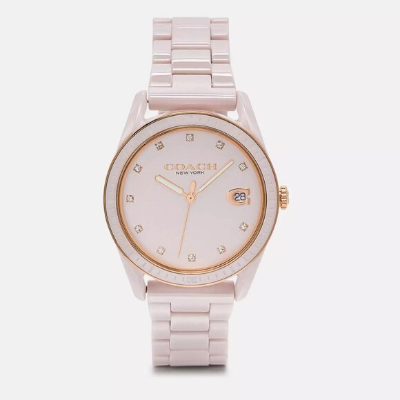 Coach Preston Sport Watch, 36 Mm, Baby Pink! - Picture 1 of 5